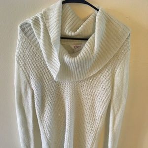 Candies Large White Knit Sweater